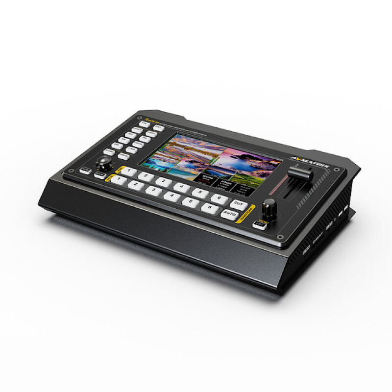 AVMATRIX Shark S6 видеомикшер-стример компактный 6CH HDMI/SDI