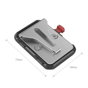 SmallRig 2990 адаптер крепления аккумулятора на поясной ремень Mini V Mount Battery Plate with Belt