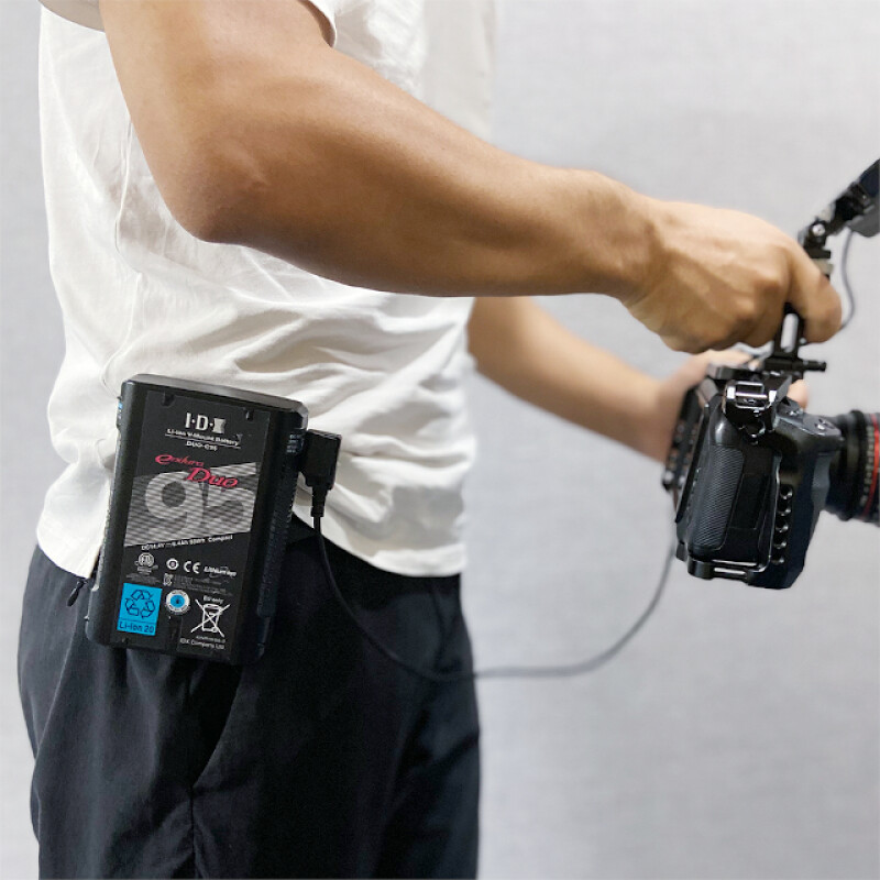 SmallRig 2990 адаптер крепления аккумулятора на поясной ремень Mini V Mount Battery Plate with Belt