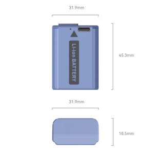 SmallRig 4330 аккумулятор литий-ионный NP-FW50 USB-C Rechargeable Camera Battery