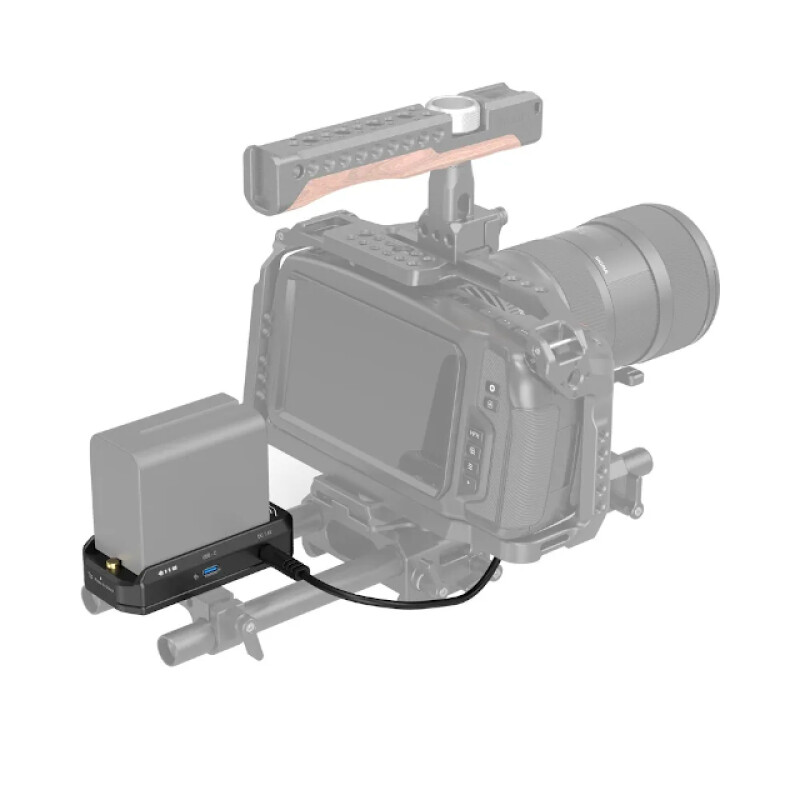 SmallRig 4340 адаптер аккумулятора NP-F с кабелем для цифровых камер Canon  и BMPCC