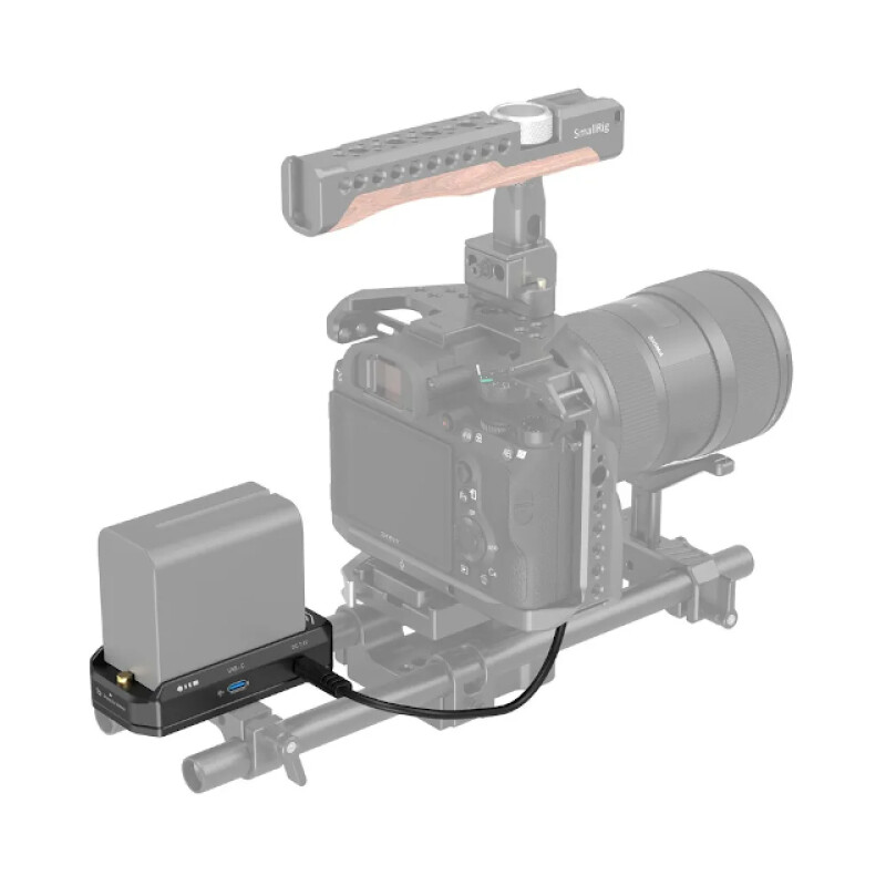 SmallRig 4341 адаптер аккумулятора NP-F с кабелем NP-FZ100 Dummy Battery (Advanced Edition)