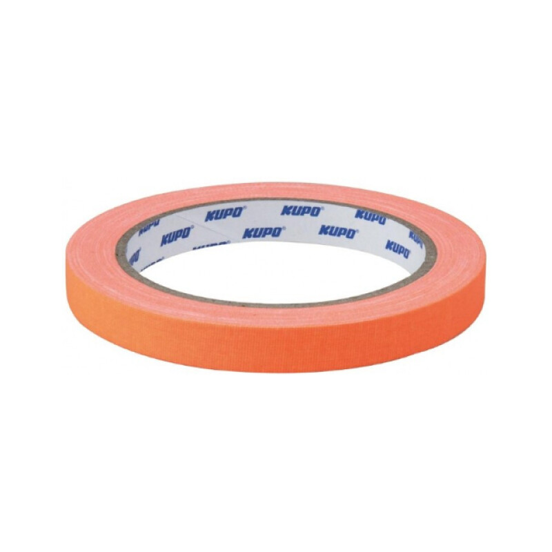 KUPO CSS-1215OG Cloth Spike Tape orange 12mm*13,72m скотч оранжевый