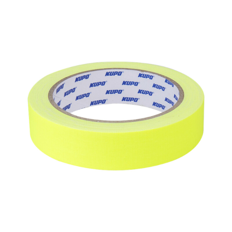 KUPO CSS-2415Y Cloth Spike Tape yellow 24mm*13,72m скотч жёлтый