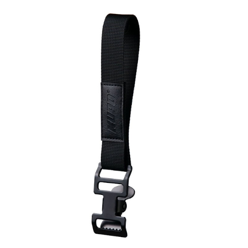 KUPO GC-2525BK Glove strap w/alligator clip & black label 25mm*25cm ремешок для аксессуаров