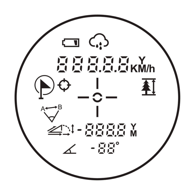 Veber Winger 6х22 RF1000 бинокль с лазерным дальномером