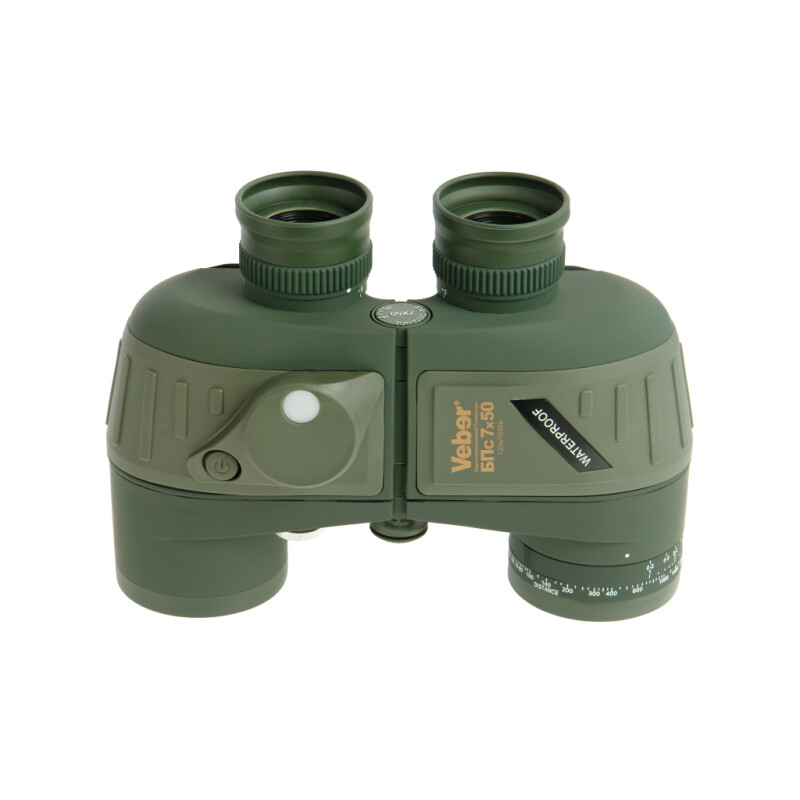 Veber 7*50 БПс бинокль плавающий с компасом