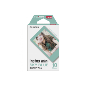 Fujifilm Colorfilm Instax Mini Sky Blue картридж для камеры 10 снимков голубая рамка