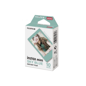 Fujifilm Colorfilm Instax Mini Sky Blue картридж для камеры 10 снимков голубая рамка