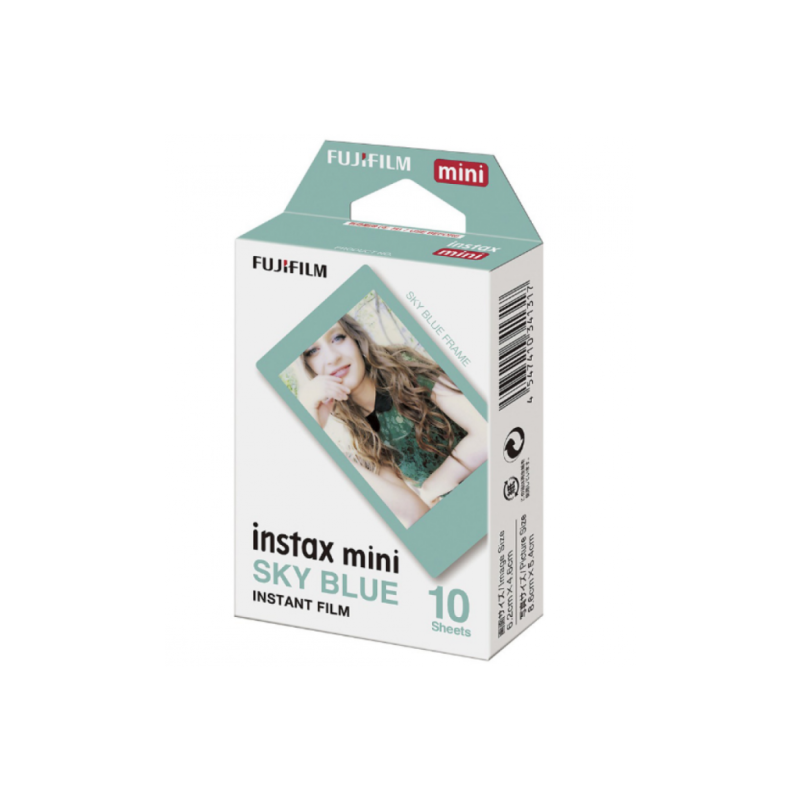 Fujifilm Colorfilm Instax Mini Sky Blue картридж для камеры 10 снимков голубая рамка