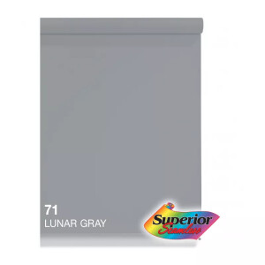 Superior 71 Lunar Grey gray фон бумажный 2,72x11м цвет серый