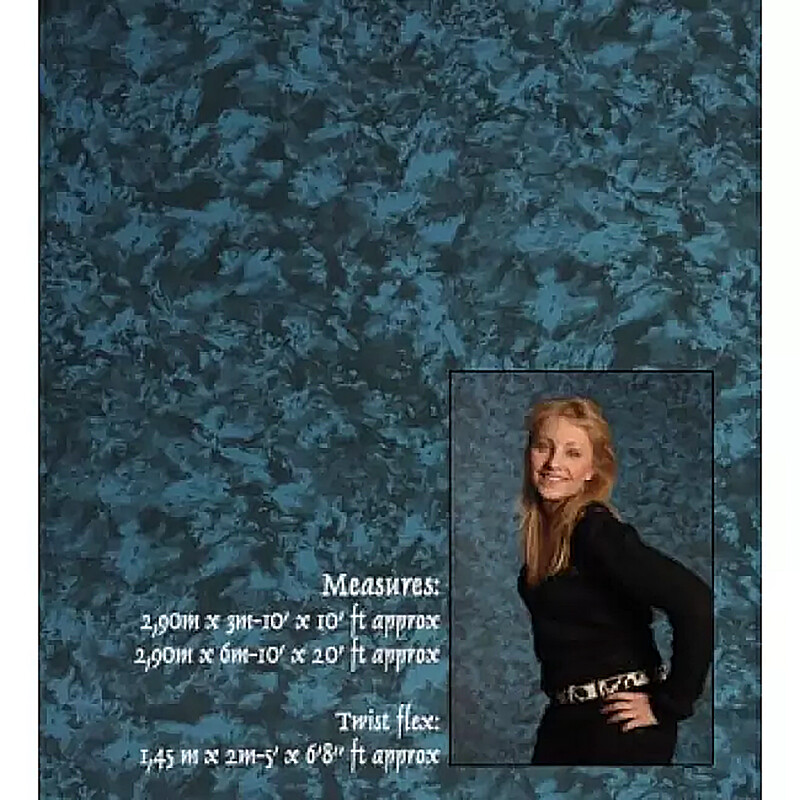 INGRID 248 Fondali фон тканевый пятнистый черно-синий 2,9x6 м