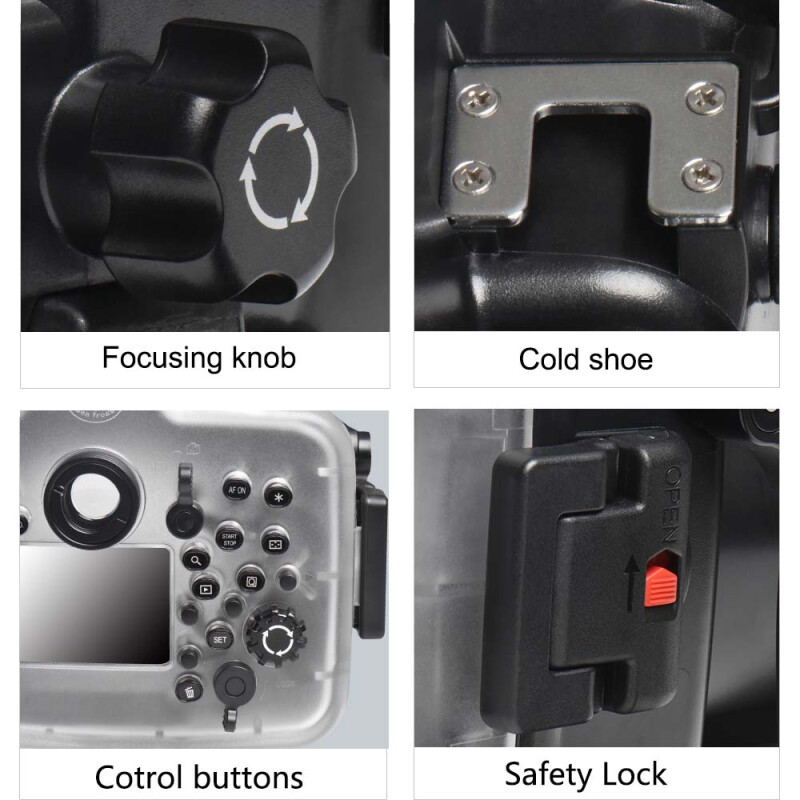 Sea Frogs 6D Mark II + WDP155/106T1 подводный бокс для Canon 6D Mark II