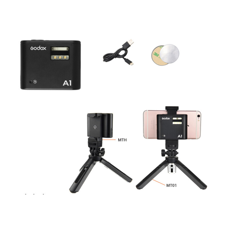 Godox A1 вспышка для смартфона