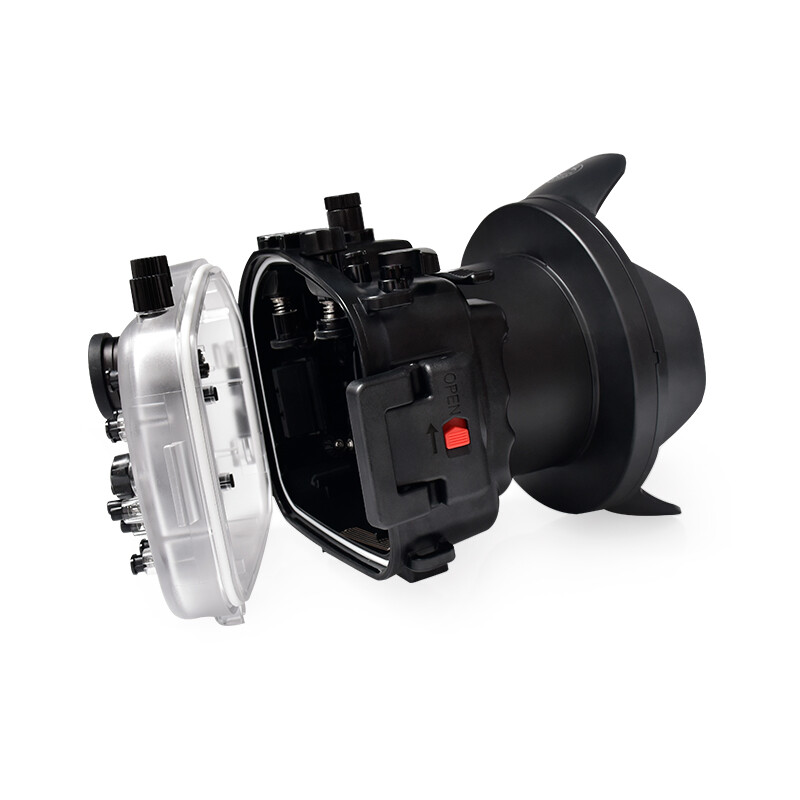 Sea Frogs A1 black + WDP155/100 T1 подводный бокс для Sony A1 с портом под обьектив 12-24