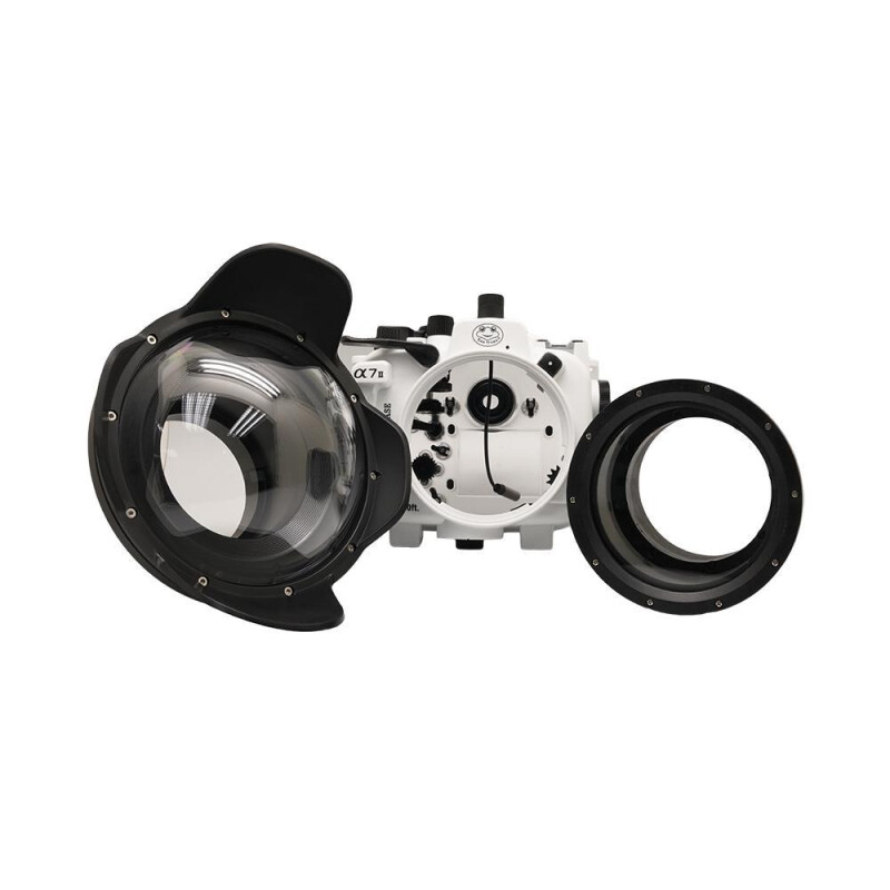 Sea Frogs A7 II NG + WDP 155/100 T1 white подводный бокс для Sony A7II с портом под обьектив 12-24