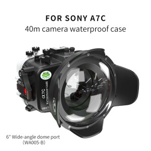 Sea Frogs A7C + WDP 155/100 T1 black подводный бокс для Sony A7C с портом под обьектив 12-24