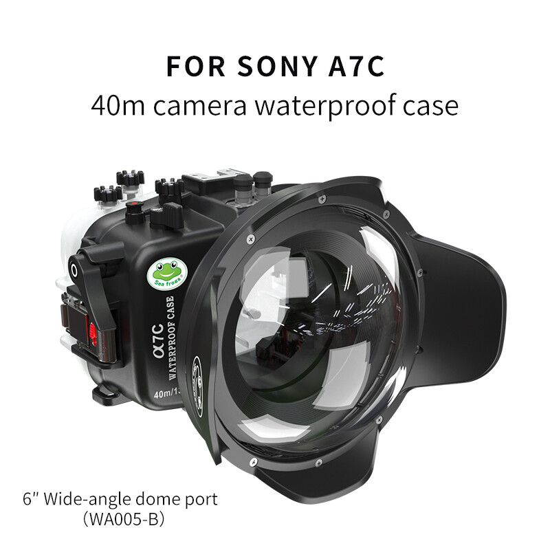 Sea Frogs A7C + WDP 155/100 T1 black подводный бокс для Sony A7C с портом под обьектив 12-24