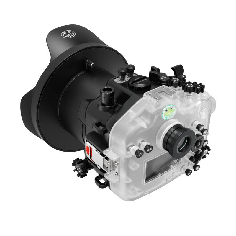 Sea Frogs A7R IV black + WDP155/100 T1 подводный бокс для Sony A7R IV с портом под обьектив 12-24