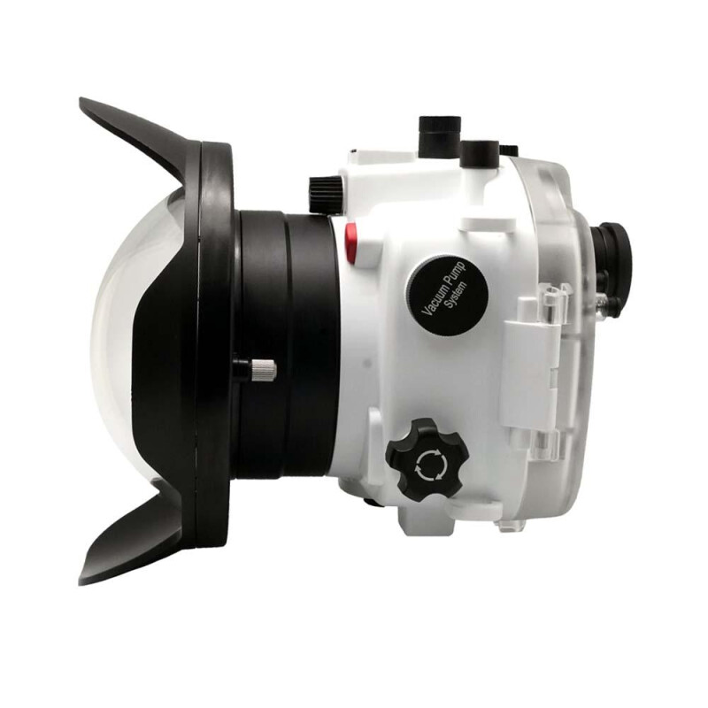 Sea Frogs A7S III white + WDP155/100 T1 подводный бокс для Sony A7S III с портом под обьектив 12-24