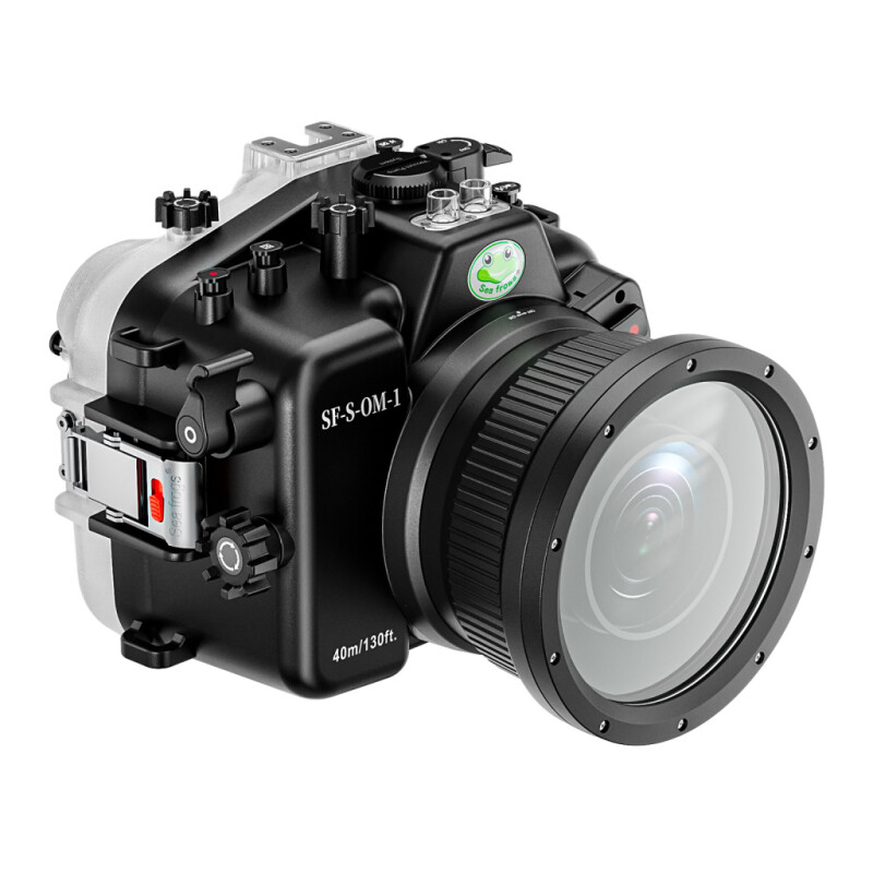 Sea Frogs SF-S-OM-1 + FL1855 подводный бокс для Olympus OM-1 с портом FL1855 для ED 12-50mm F/3.5-6.