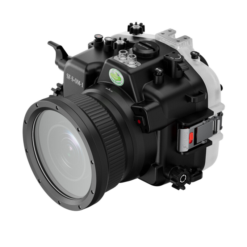 Sea Frogs SF-S-OM-1 + FL1855 подводный бокс для Olympus OM-1 с портом FL1855 для ED 12-50mm F/3.5-6.