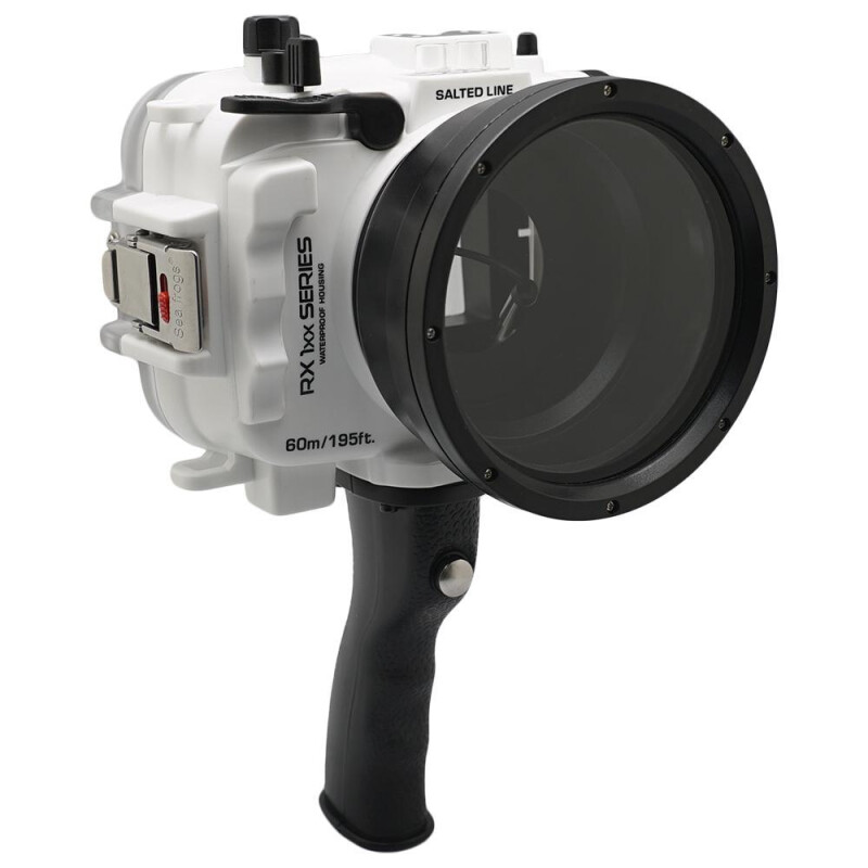 Sea Frogs RX1xx Salted Line Series (White) + with pistol grip подводный бокс для Sony RX100 серии