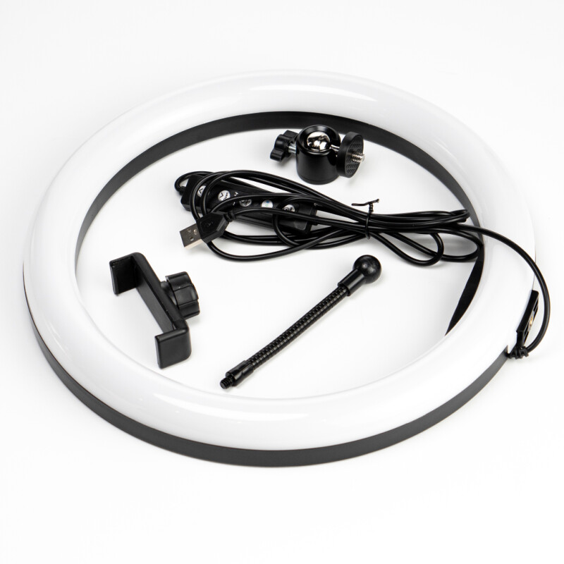 П-Фото MJ30 RGB+LS-2102 KIT кольцевой осветитель со стойкой