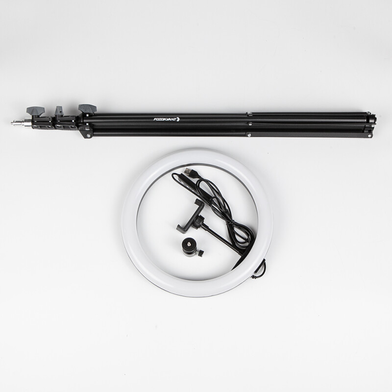 П-Фото MJ30 RGB+LS-2102 KIT кольцевой осветитель со стойкой