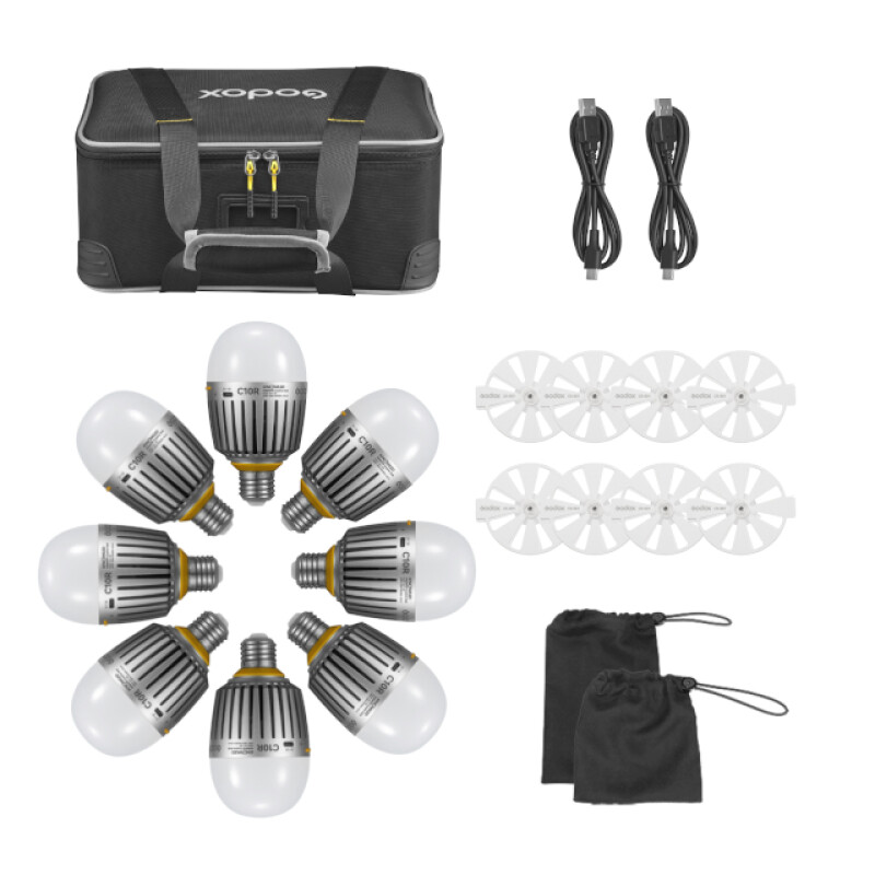 Godox Knowled C10R-K8 комплект светодиодных ламп в кейсе