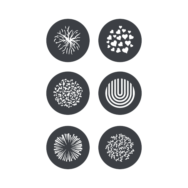 Godox Knowled GP-GS2 набор масок гобо для GP