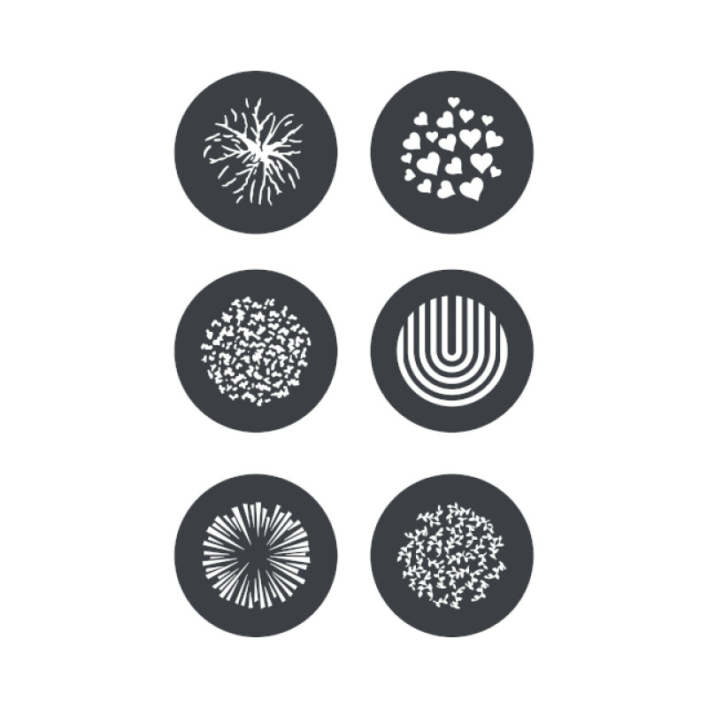 Godox Knowled GP-GS2 набор масок гобо для GP