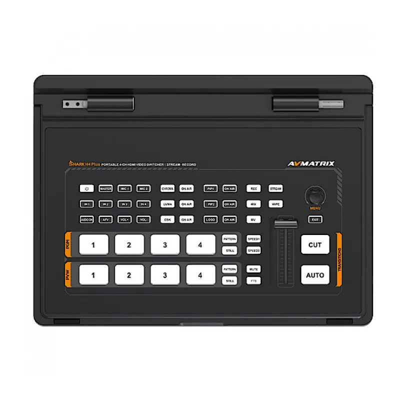 AVMATRIX Shark S4 PLUS видеомикшер-стример портативный 4CH HDMI/SDI, шт