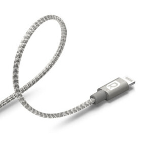 Required Braided MFI Lightning to USB кабель серебро