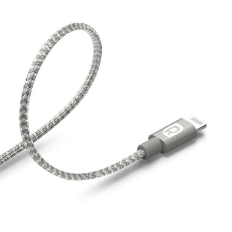 Required Braided MFI Lightning to USB кабель серебро