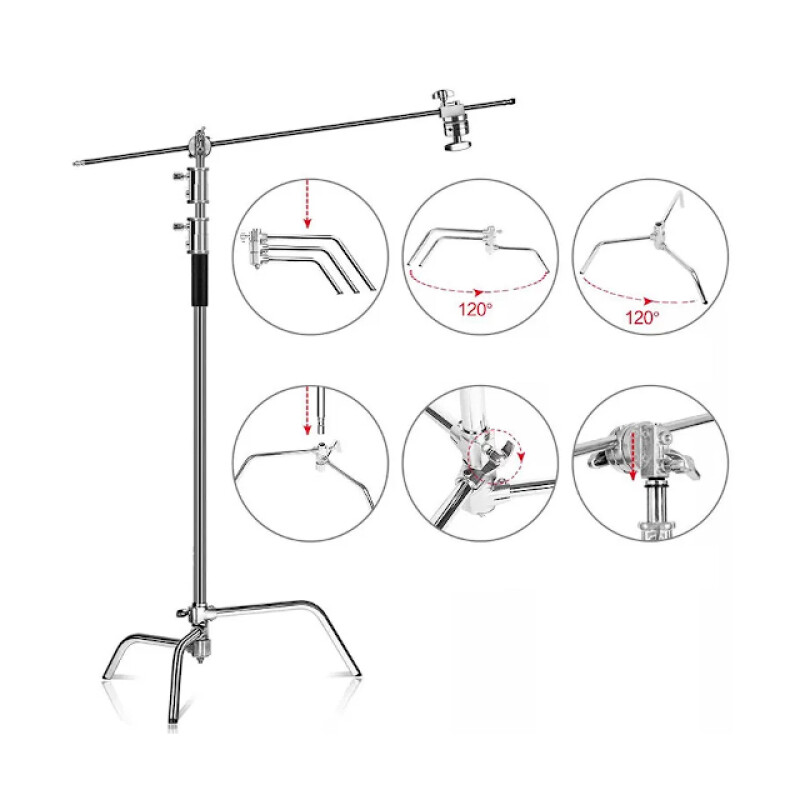 Required C-Stand 330 стойка-журавль серебро