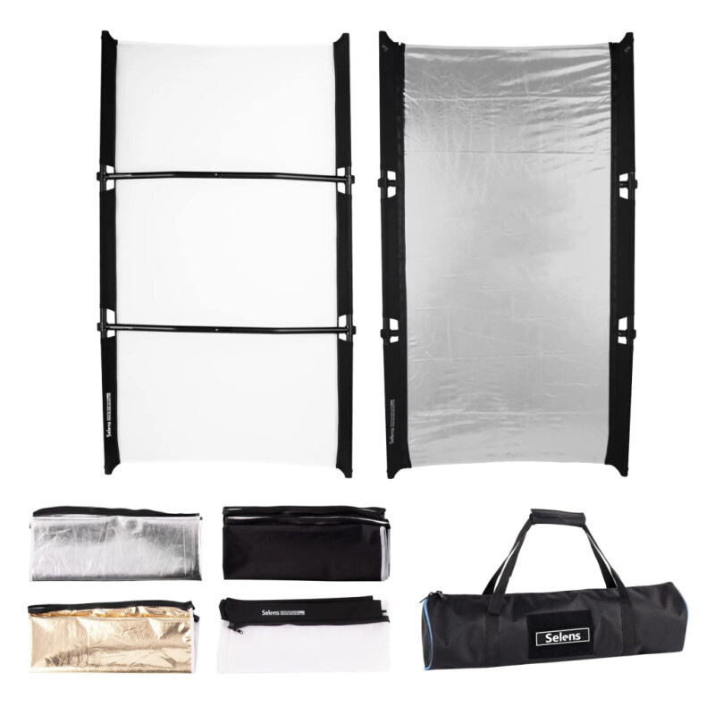 Selens 6923600483612 Portable Reflector Lighting Diffuser with Carrying Bag отражатель 7в1 80*140 см