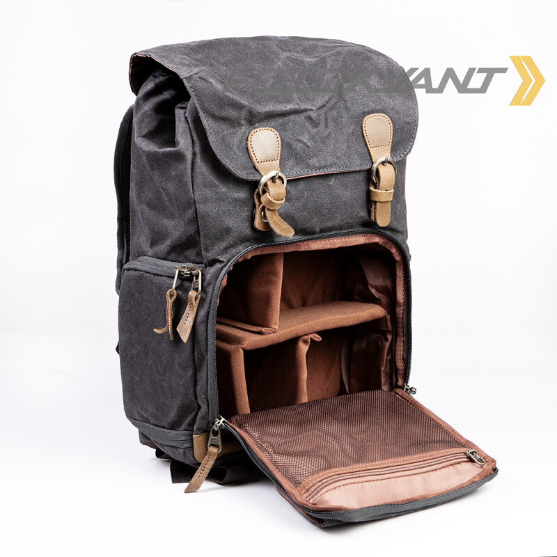 Fotokvant BSN-10 Grey рюкзак для камеры цвета серо-черный