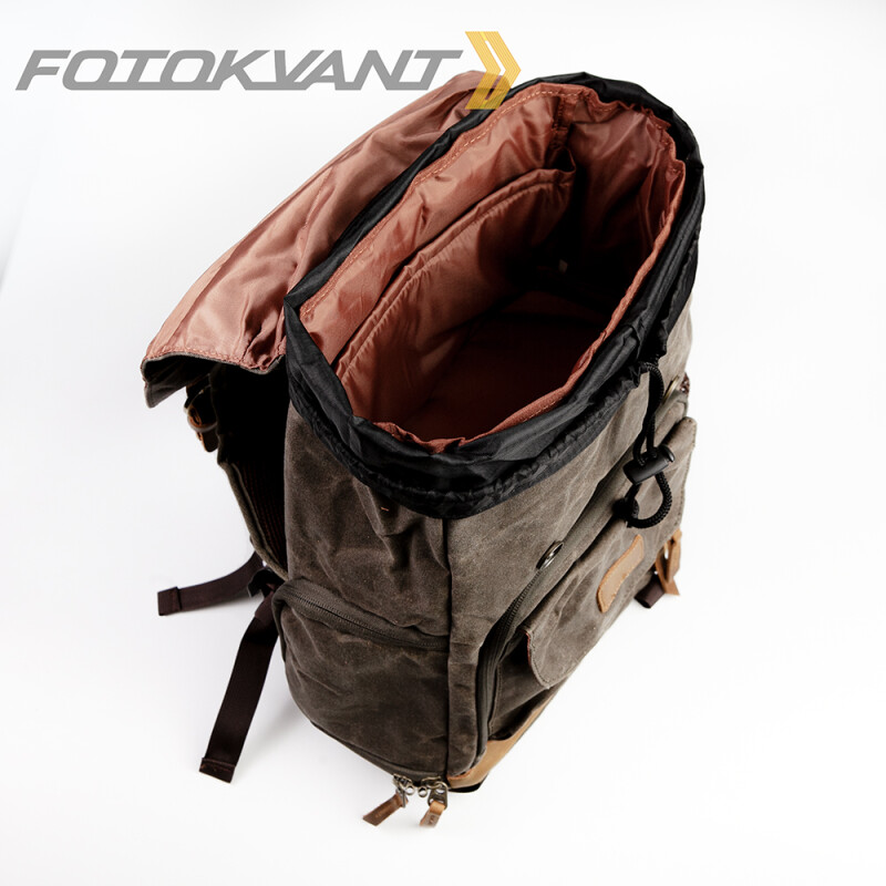 Fotokvant BSN-10 Military green рюкзак для камеры цвета армейский зеленый