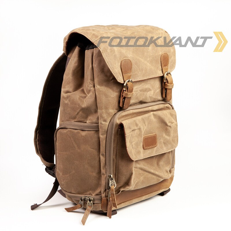 Fotokvant BSN-10 Khaki рюкзак для камеры цвета песочный хаки