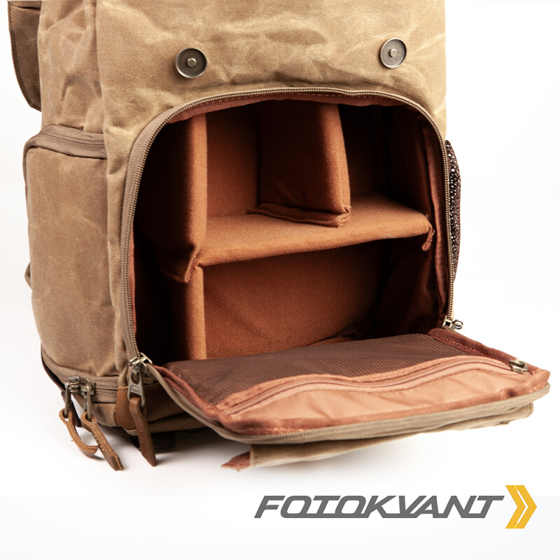 Fotokvant BSN-10 Khaki рюкзак для камеры цвета песочный хаки
