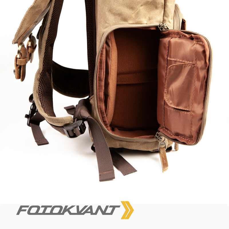 Fotokvant BSN-10 Khaki рюкзак для камеры цвета песочный хаки