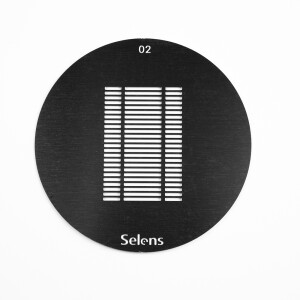 Selens 841692 Gobo-02 маска гобо 02 металлическая 58 мм горизонтальные жалюзи
