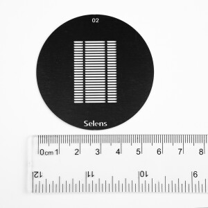 Selens 841692 Gobo-02 маска гобо 02 металлическая 58 мм горизонтальные жалюзи