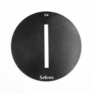 Selens 841694 Gobo-04 маска гобо 04 металлическая 58 мм щель