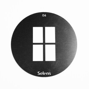 Selens 841696 Gobo-06 маска гобо 06 металлическая 58 мм окно