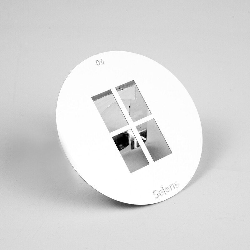 Selens 841696 Gobo-06 маска гобо 06 металлическая 58 мм окно