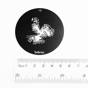 Selens 841703 Gobo-13 маска гобо 13 металлическая 58 мм ужас