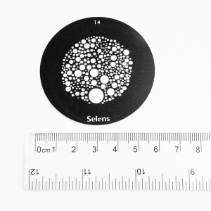 Selens 841704 Gobo-14 маска гобо 14 металлическая 58 мм круги