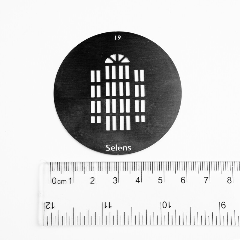 Selens 841709 Gobo-19 маска гобо 19 металлическая 58 мм окно собора